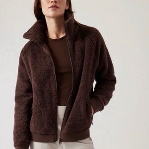Athleta Tugga Sherpa Jacket. Small. Extremely soft and cozy. Barely worn.